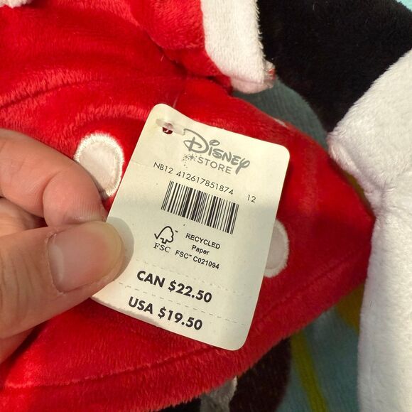Disney Store Mini Mouse Plush B - Picture 4 of 4